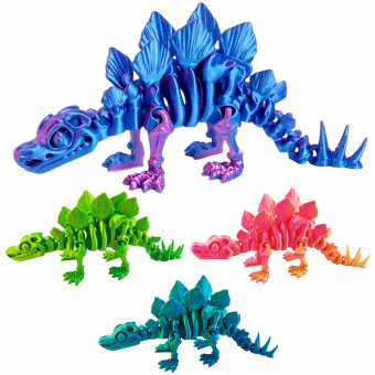 Купить 3D Игрушка-антистрсс "Динозавр - Стегозавр" 18 см. оптом